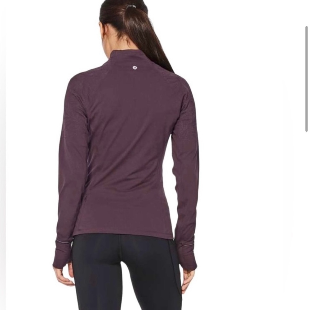 Lululemon Toasty Tech 1/2 Zip Cherry Size 2